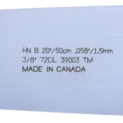 Husqvarna Bar X-tough 20" 3/8" 1.5 Lm 72