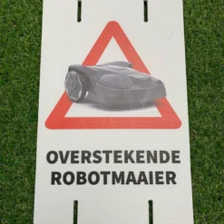 Bordje Overstekende Robotmaaier 37x23 Nl