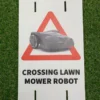 Bordje Overstekende Robotmaaier 37x23 En